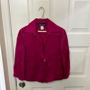 Frascara 100% silk tank and matches my jacket